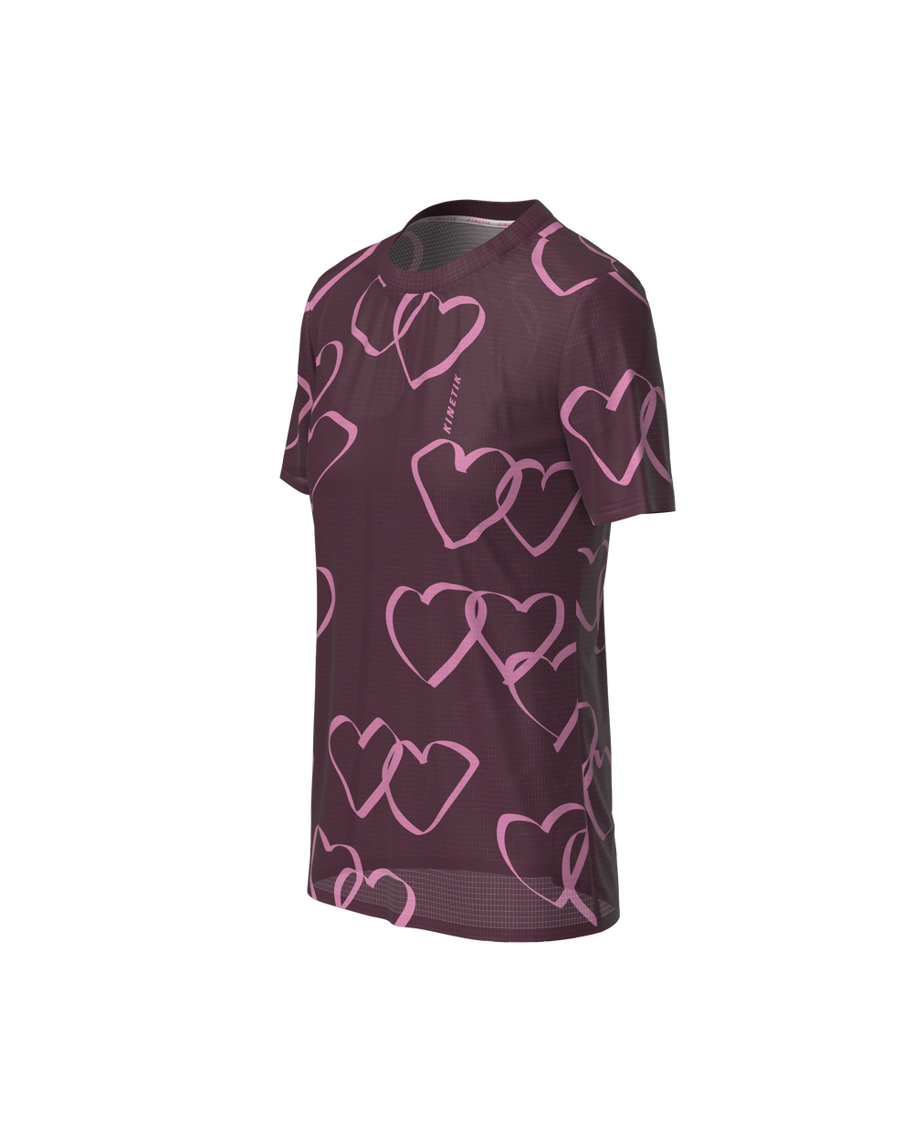 FALKON WOMEN HEART PARADE GRAPE JUICE - Maillots trail-running - 1 - kinetik-adrenalink