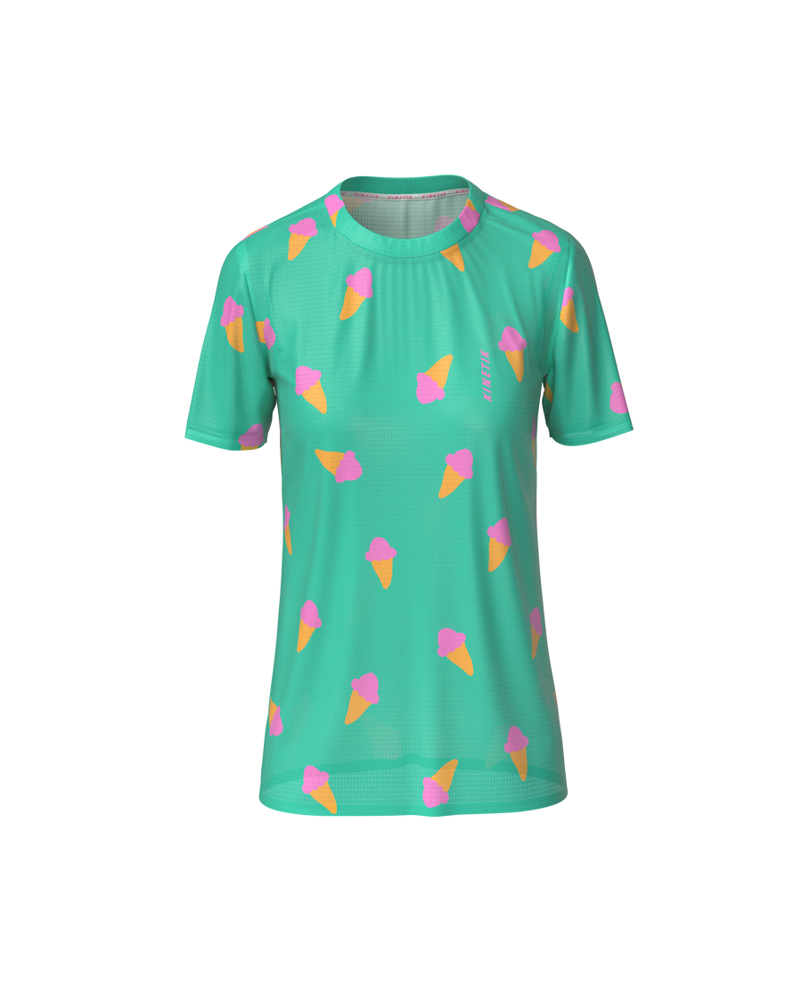Maillots trail-running FALKON WOMEN HOLIDAY SERIES ICE CREAM DOT - 3 - kinetik