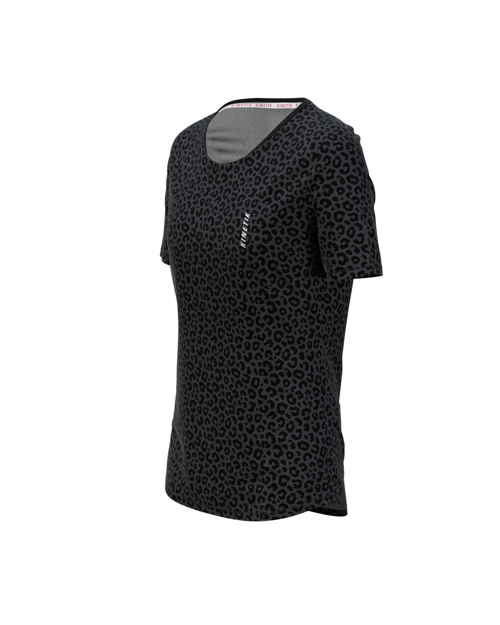 MAVRIK WOMEN LEOPARD BLACK COFFEE - Maillots trail-running - 1 - kinetik-adrenalink