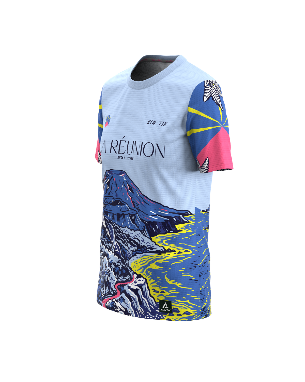 PRECOMMANDE - FALKON WOMEN LA REUNION - Maillots trail-running - 1 - kinetik-adrenalink