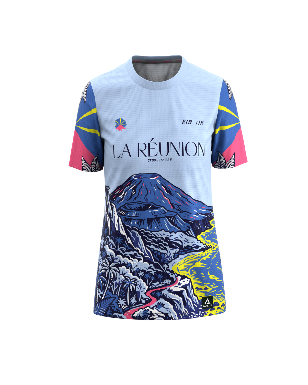 PRECOMMANDE - FALKON WOMEN LA REUNION - Maillots trail-running - 3 - kinetik-adrenalink