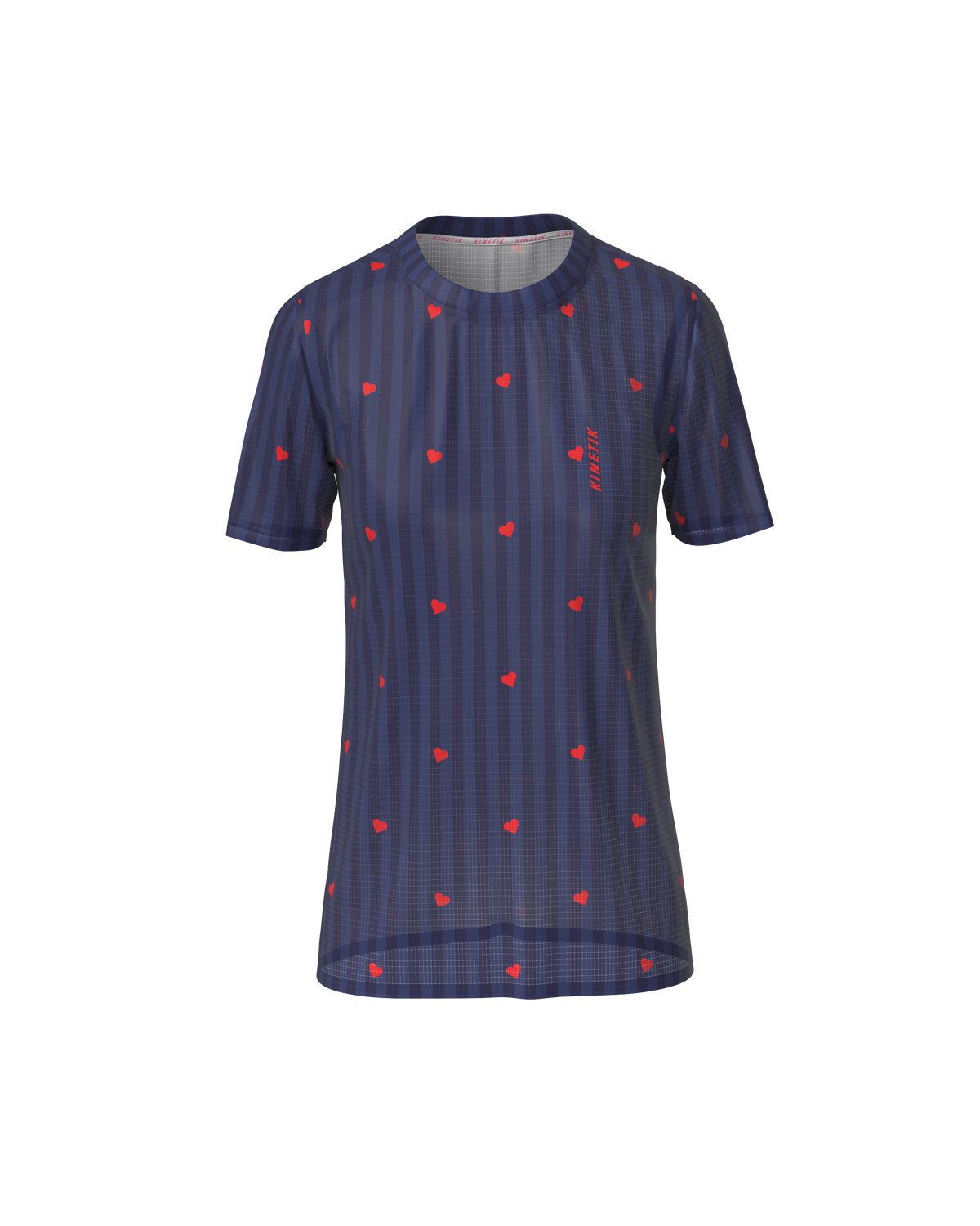 PRECOMMANDE - FALKON WOMEN LOVE STRIPE NAVY - Maillots trail-running - 3 - kinetik-adrenalink