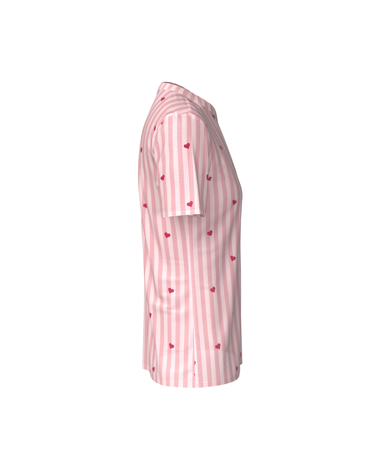 PRECOMMANDE - FALKON WOMEN LOVE STRIPE PINK - Maillots trail-running - 5 - kinetik-adrenalink