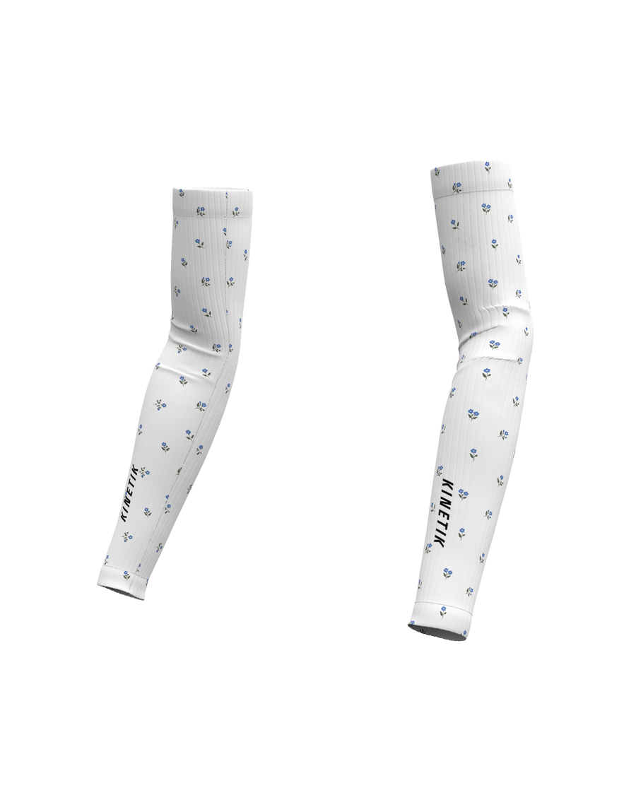 ARMWARMERS BLEUET - Manchettes trail-running - 3 - kinetik-adrenalink