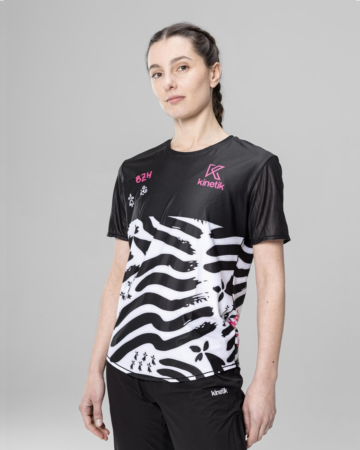 MAVRIK BZH WOMEN - Tee-shirts - maillot manches courtes trail-running femme - kinetik-adrenalink