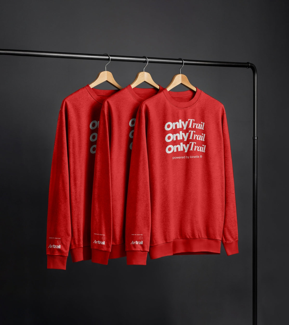 SWEAT ART. ONLY TRAIL MEN - Sweats - sweat casual - kinetik-adrenalink