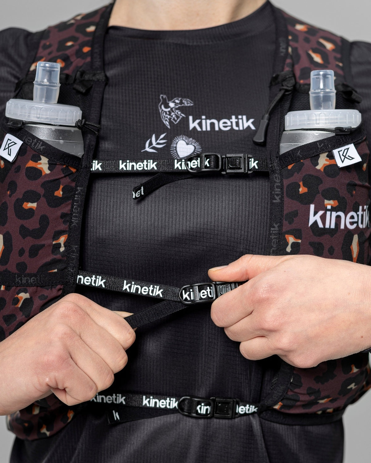 SAC RK7 LEOPARD CHOCO - Sacs Hydratation - sac d'hydratation trail-running homme femme - kinetik-adrenalink