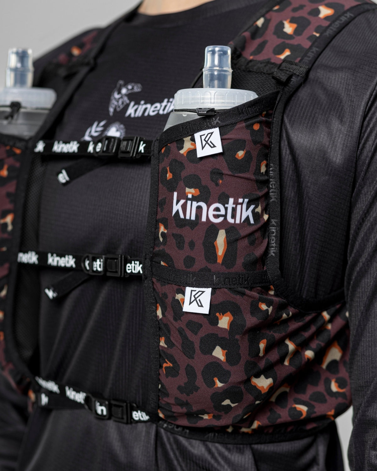 SAC RK7 LEOPARD CHOCO - Sacs Hydratation - sac d'hydratation trail-running homme femme - kinetik-adrenalink