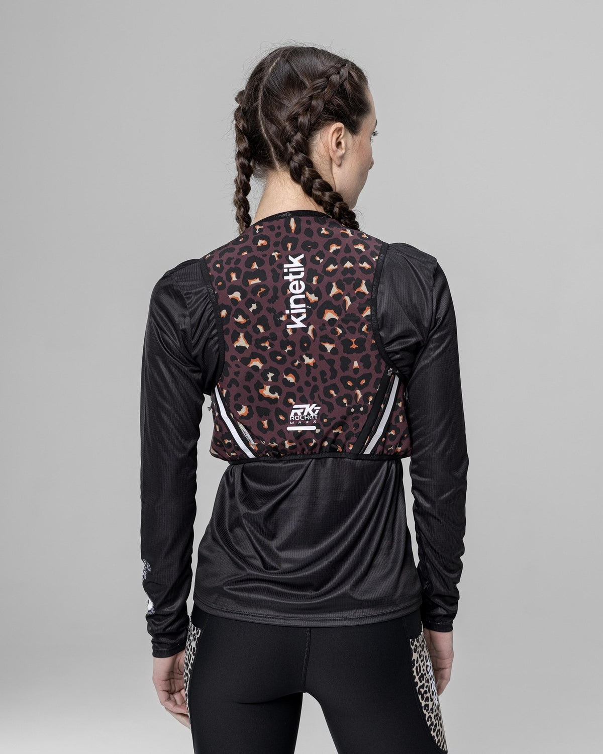 SAC RK7 LEOPARD CHOCO - Sacs Hydratation - sac d'hydratation trail-running homme femme - kinetik-adrenalink