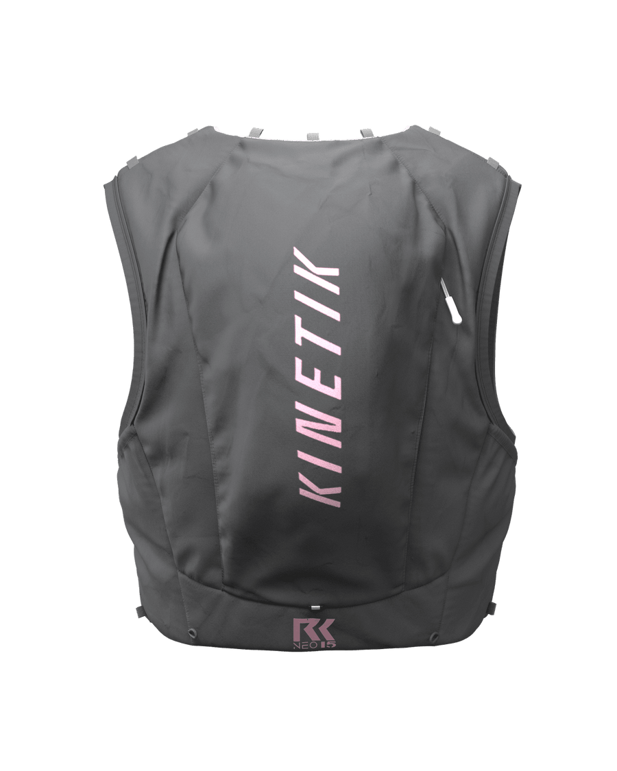 SAC RK15 NEO GREY PINK - Sacs Hydratation - sac d'hydratation trail-running homme femme - kinetik-adrenalink