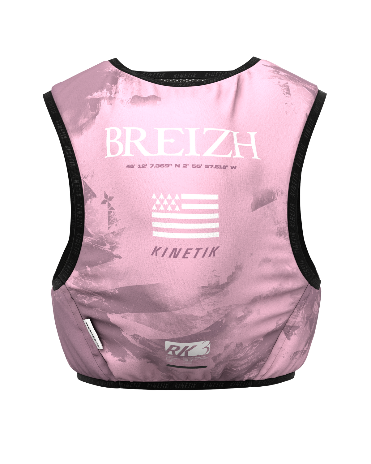 SAC RK3 BREIZH PINK - Sacs Hydratation - sac d'hydratation trail-running homme femme - kinetik-adrenalink