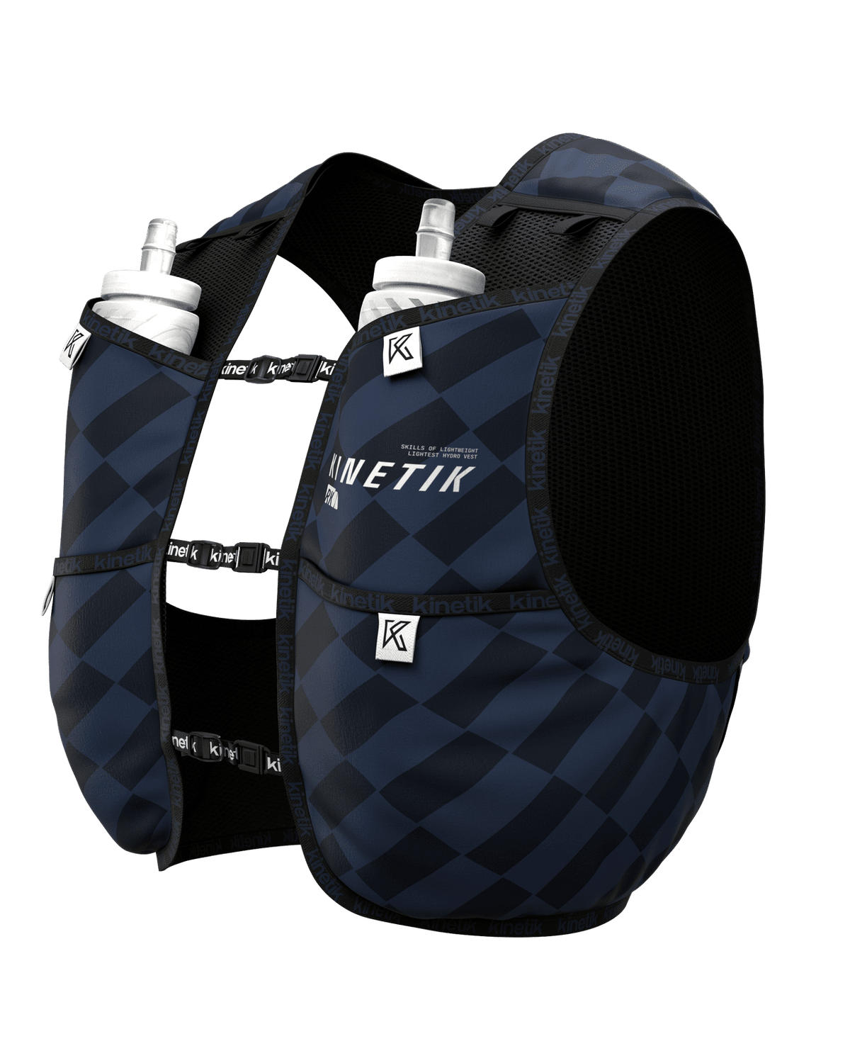 SAC RK7 DAMIER - Sacs Hydratation - sac d'hydratation trail-running homme femme - kinetik-adrenalink