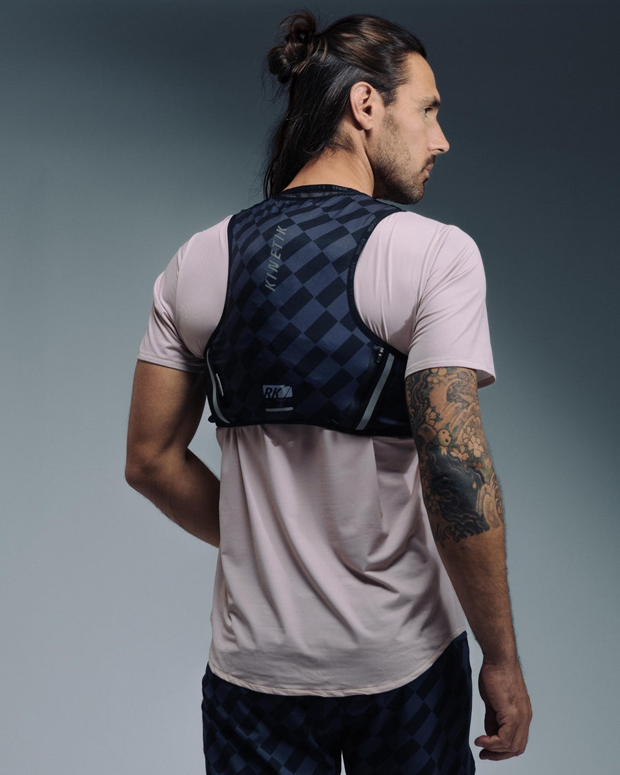 SAC RK7 DAMIER - Sacs Hydratation - sac d'hydratation trail-running homme femme - kinetik-adrenalink