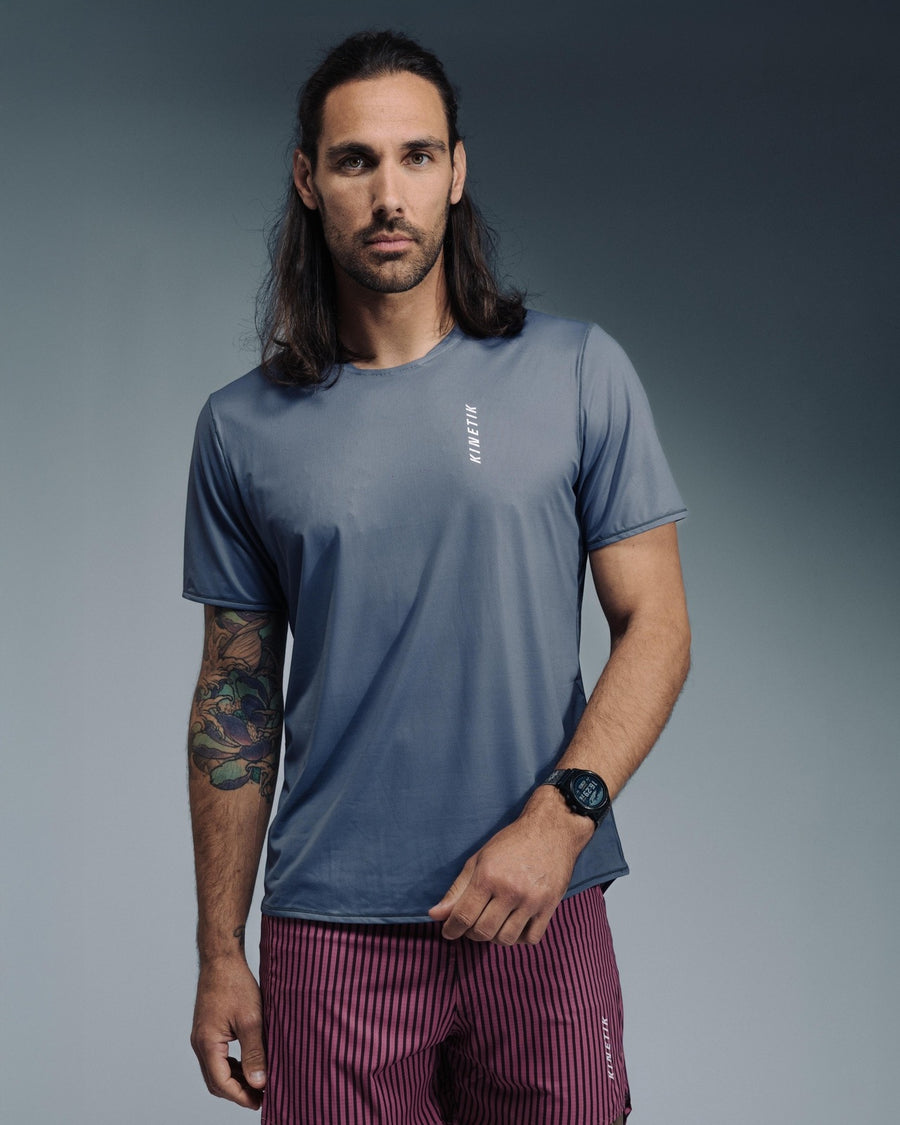 MAVRIK MEN ODYSSEY GRAY-Tee-shirts-maillot manches courtes trail-running homme-kinetik-adrenalink