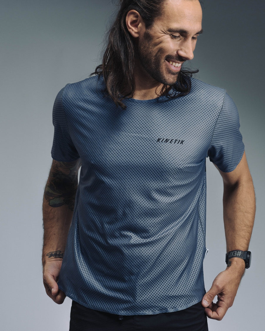 MAVRIK AR.90 MEN RUN EXPÉRIENCE GREY-Tee-shirts-maillot manches courtes trail-running homme-kinetik-adrenalink