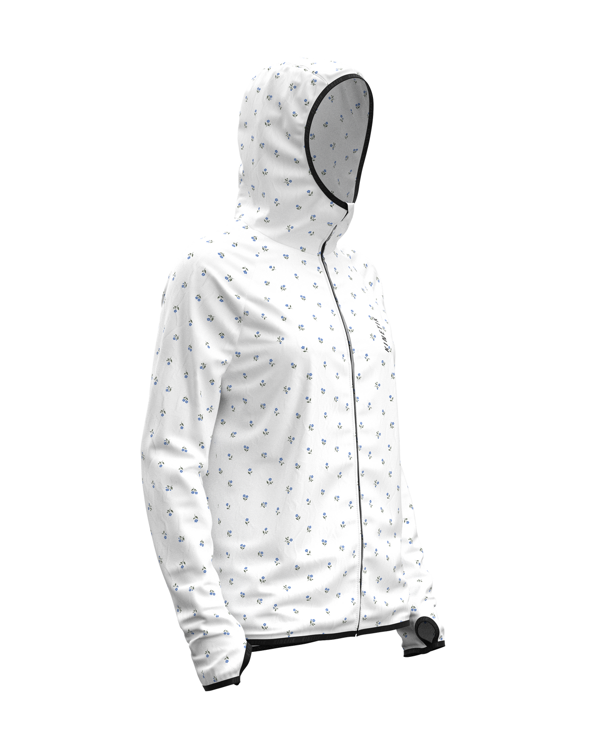 JACKET WOMEN SPEKTRAIL BLEUET - Vestes trail-running - 2 - kinetik-adrenalink