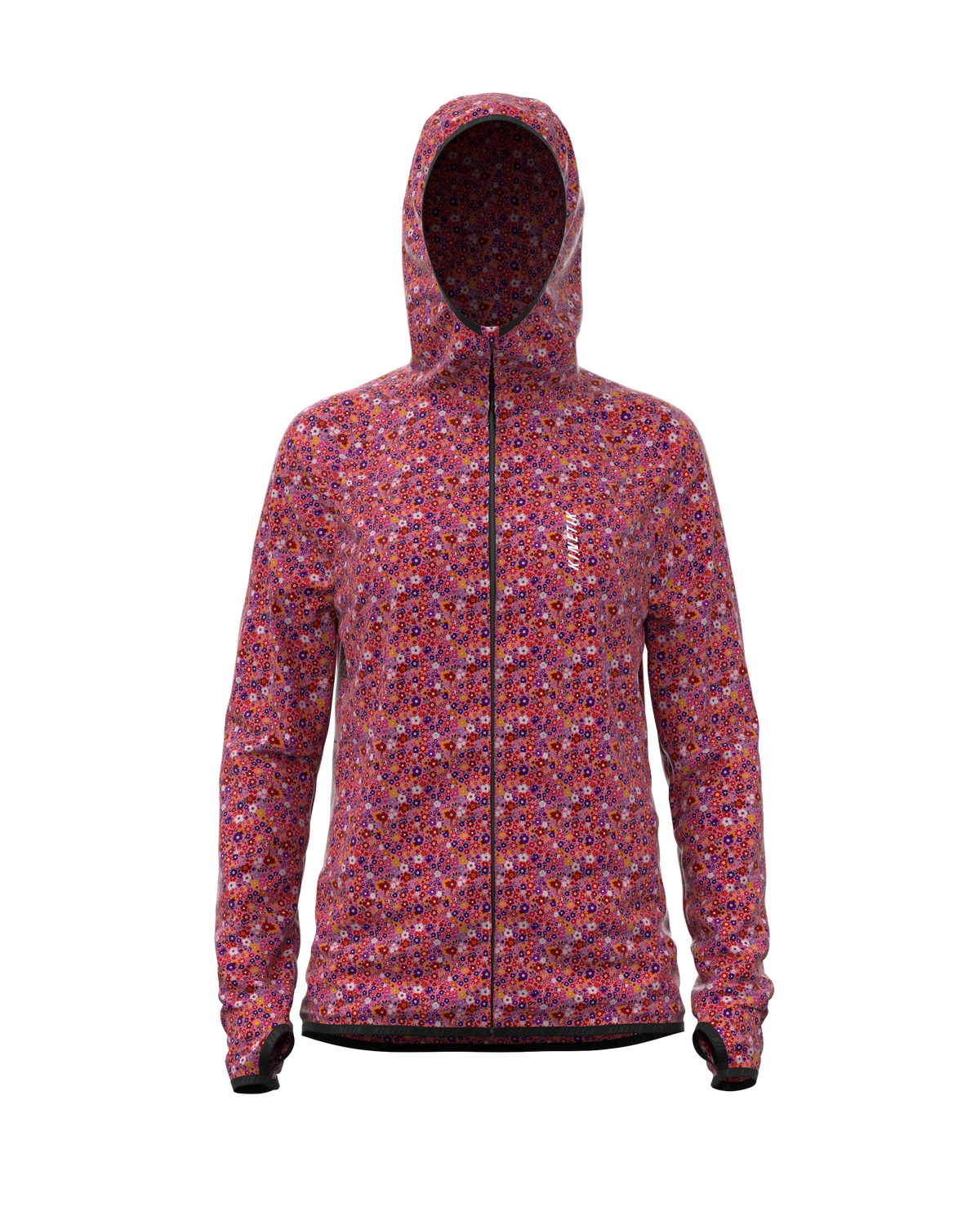 JACKET WOMEN SPEKTRAIL FLORAL CHERRY - Vestes - Veste trail-running femme - kinetik-adrenalink