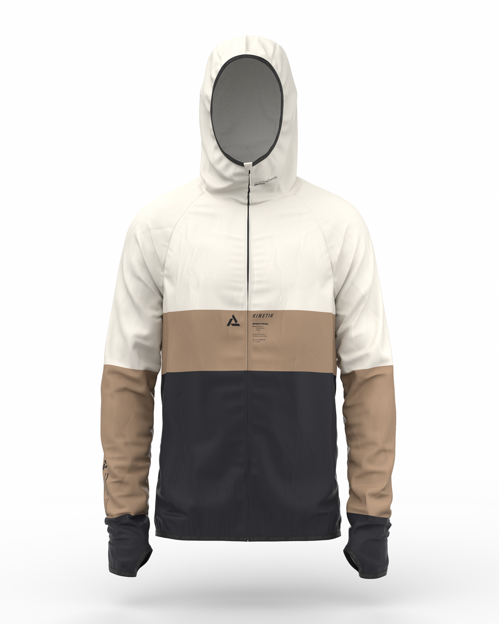 JACKET MEN SPEKTRAIL MACADAMIA-Vestes-veste homme trail-running-kinetik-adrenalink