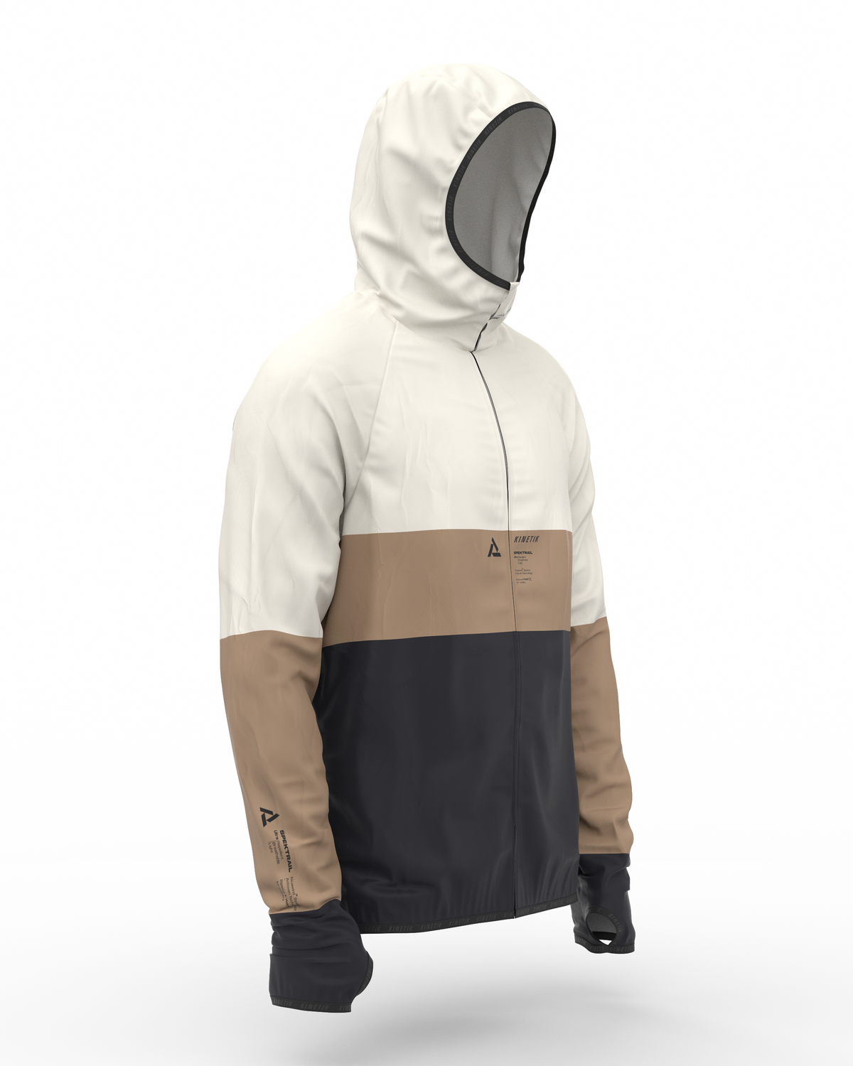 JACKET MEN SPEKTRAIL MACADAMIA-Vestes-veste homme trail-running-kinetik-adrenalink