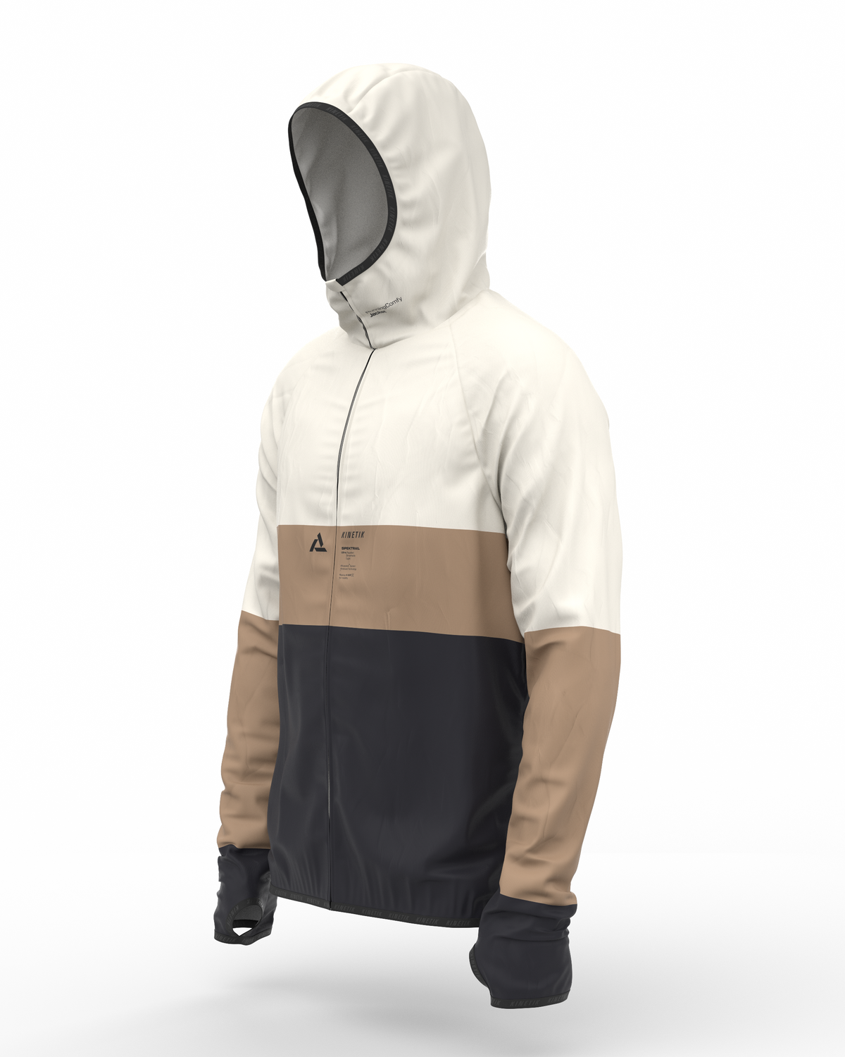 JACKET MEN SPEKTRAIL MACADAMIA-Vestes-veste homme trail-running-kinetik-adrenalink