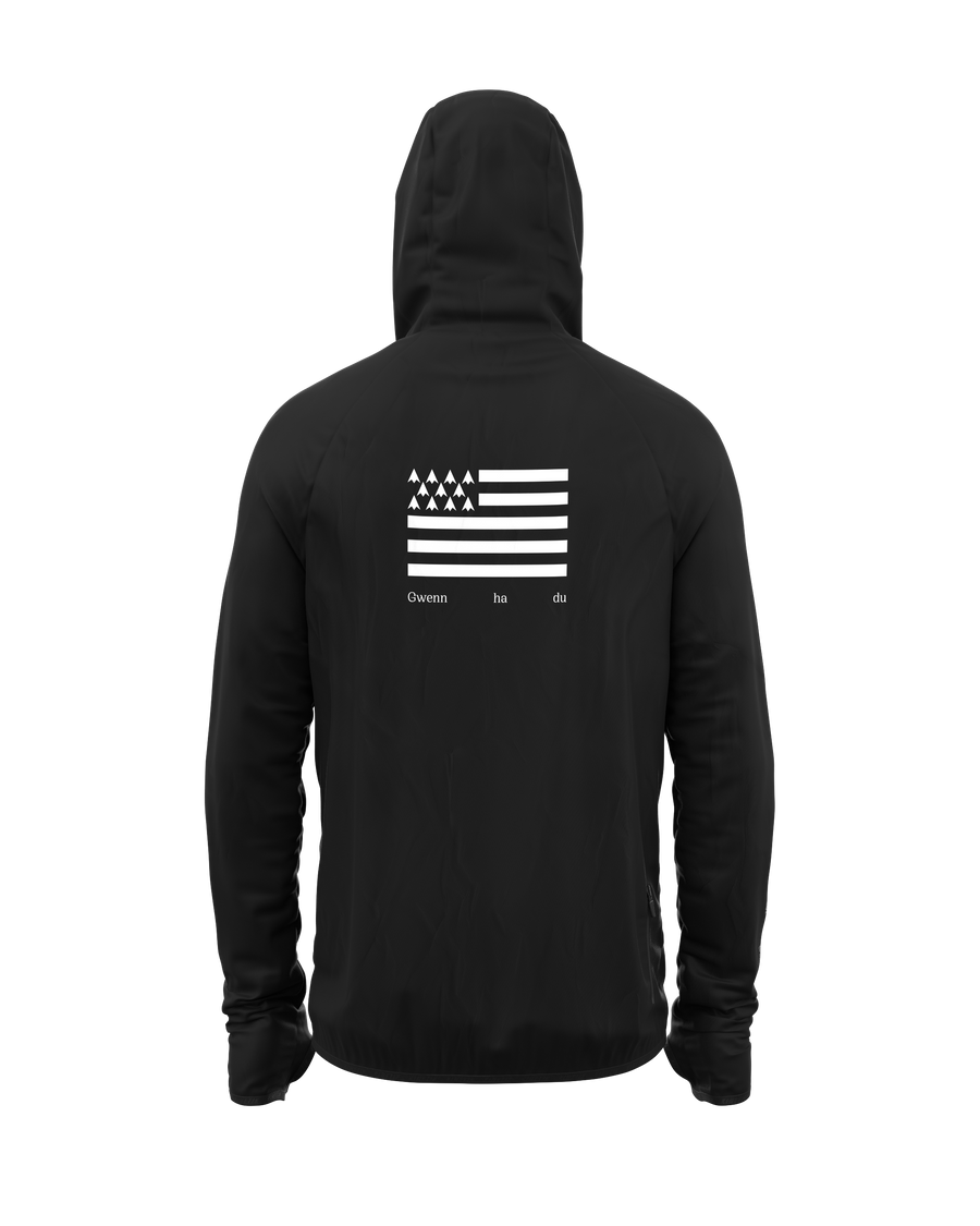 JACKET MEN SPEKTRAIL RDK BZH FLAG BLACK-Vestes-veste homme trail-running-kinetik-adrenalink