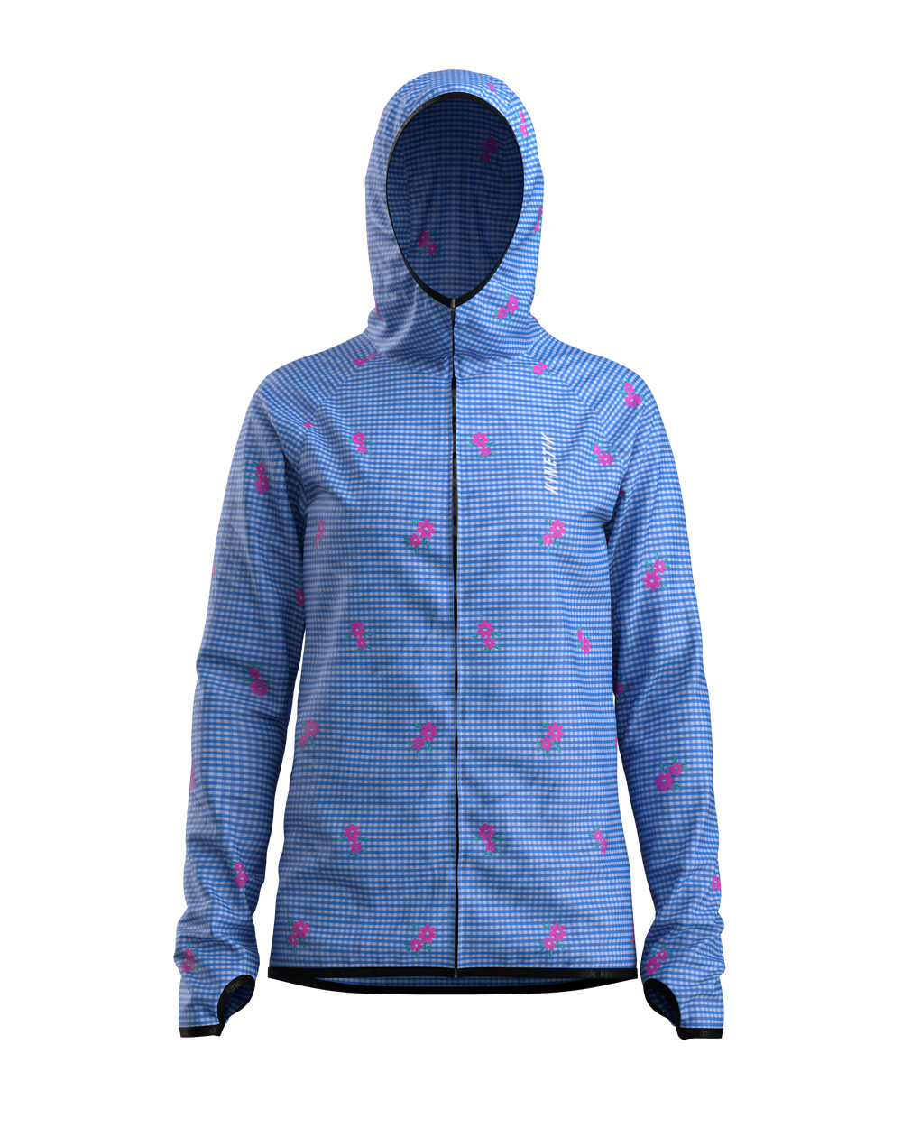JACKET WOMEN SPEKTRAIL VICHY WILD - Vestes - Veste trail-running femme - kinetik-adrenalink