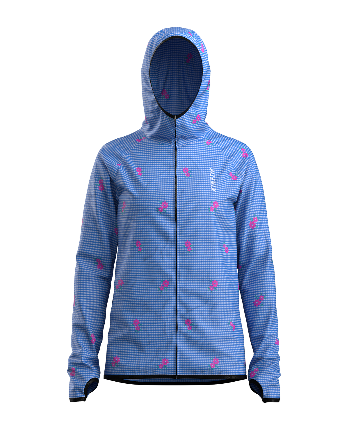 JACKET WOMEN SPEKTRAIL VICHY WILD - Vestes - Veste trail-running femme - kinetik-adrenalink