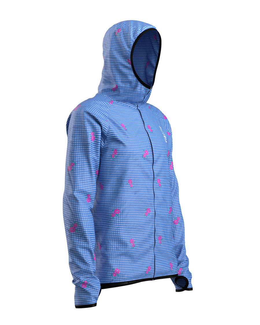 JACKET WOMEN SPEKTRAIL VICHY WILD - Vestes - Veste trail-running femme - kinetik-adrenalink