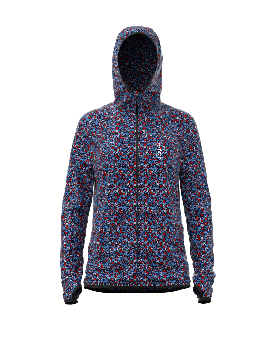 JACKET WOMEN SPEKTRAIL FLORAL PROVENCE - Vestes - Veste trail-running femme - kinetik-adrenalink