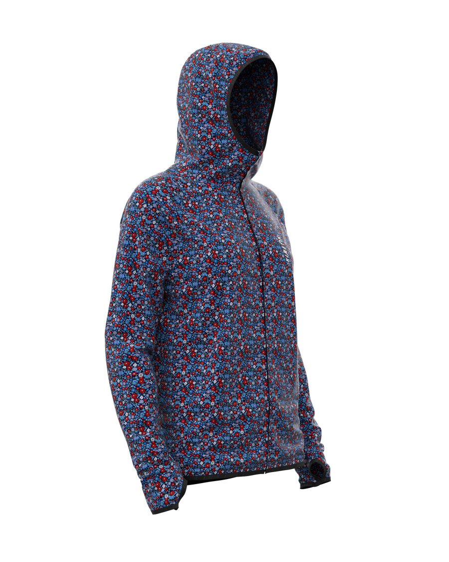 JACKET WOMEN SPEKTRAIL FLORAL PROVENCE - Vestes - Veste trail-running femme - kinetik-adrenalink