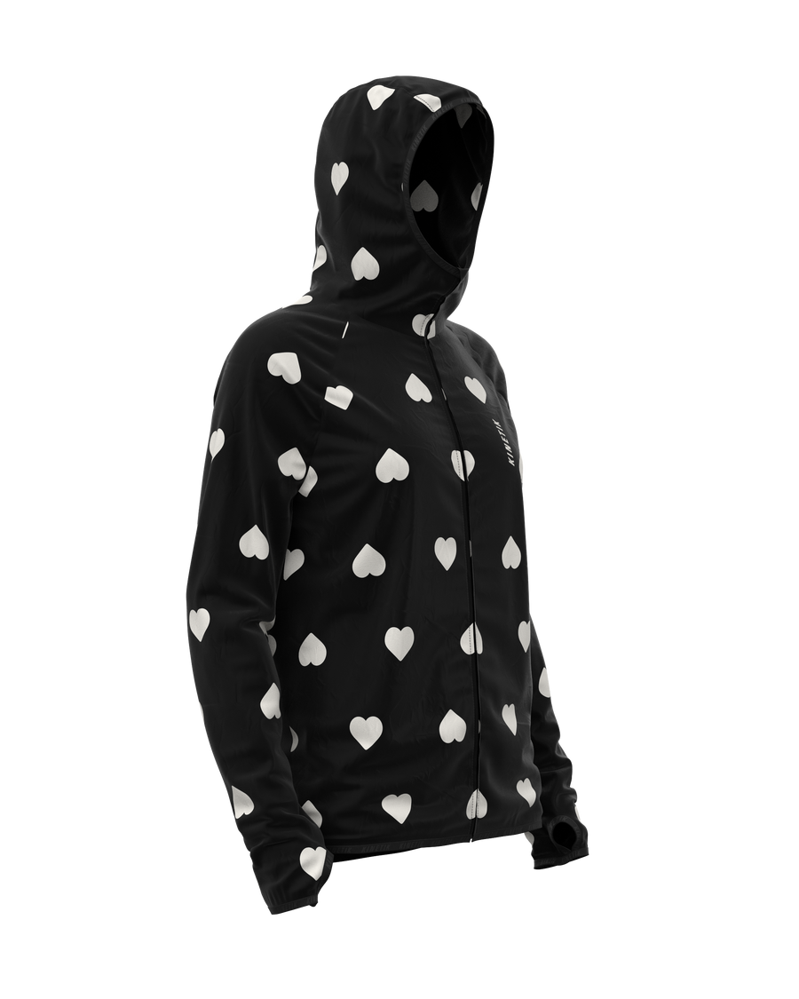 JACKET WOMEN SPEKTRAIL HEARTRUNNEUSE BLACK - Vestes - Veste trail-running femme - kinetik-adrenalink