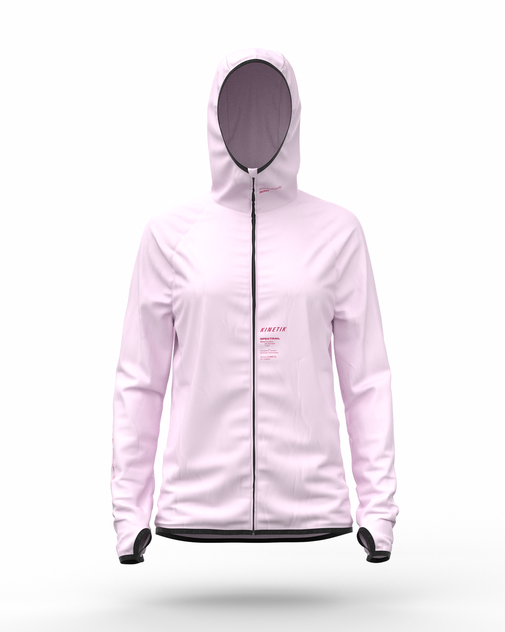 JACKET WOMEN SPEKTRAIL ROSE SHADOW - Vestes - Veste trail-running femme - kinetik-adrenalink