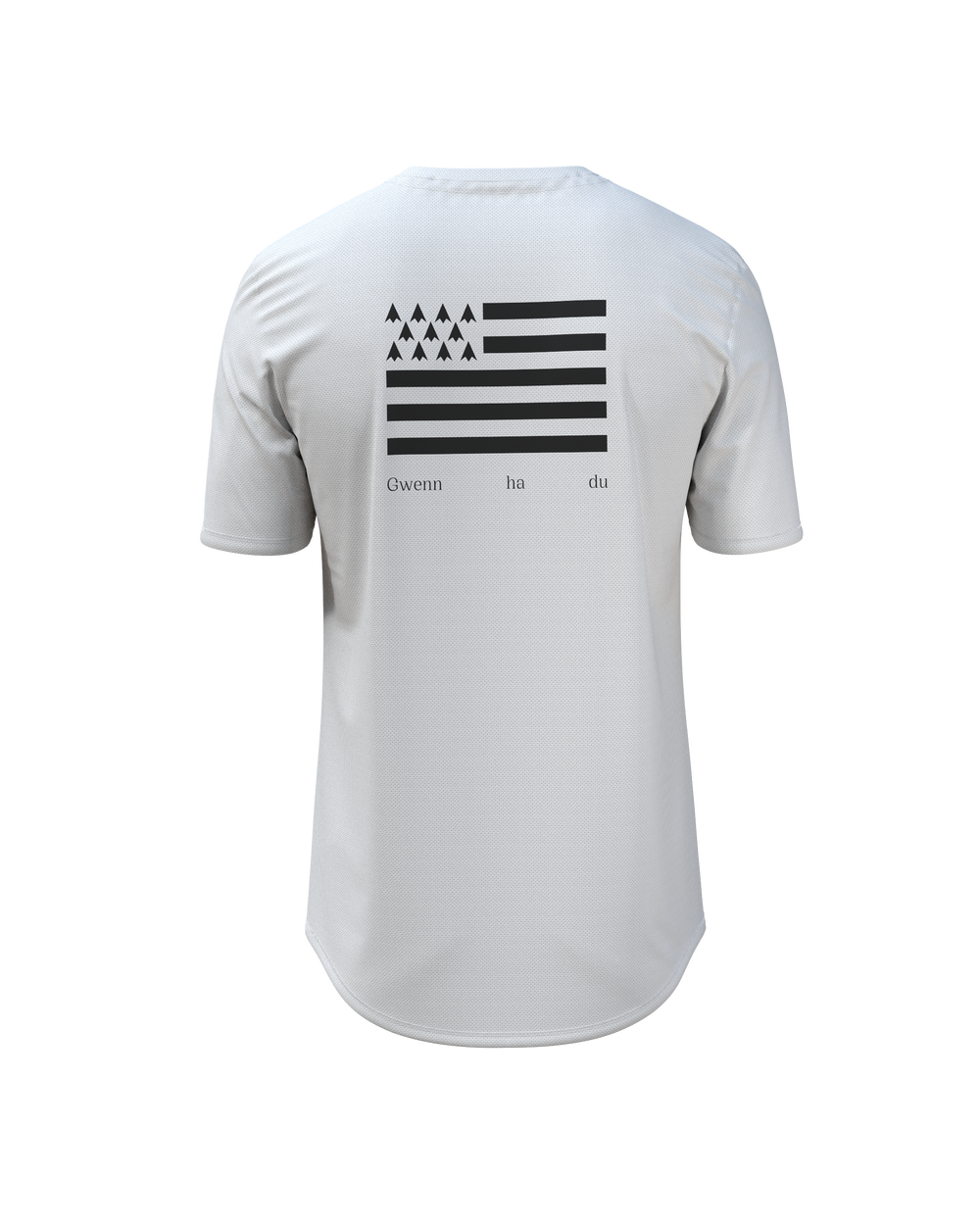 STRINGER RDK BZH FLAG WHITE-Tee-shirts-maillot manches courtes trail-running homme-kinetik-adrenalink