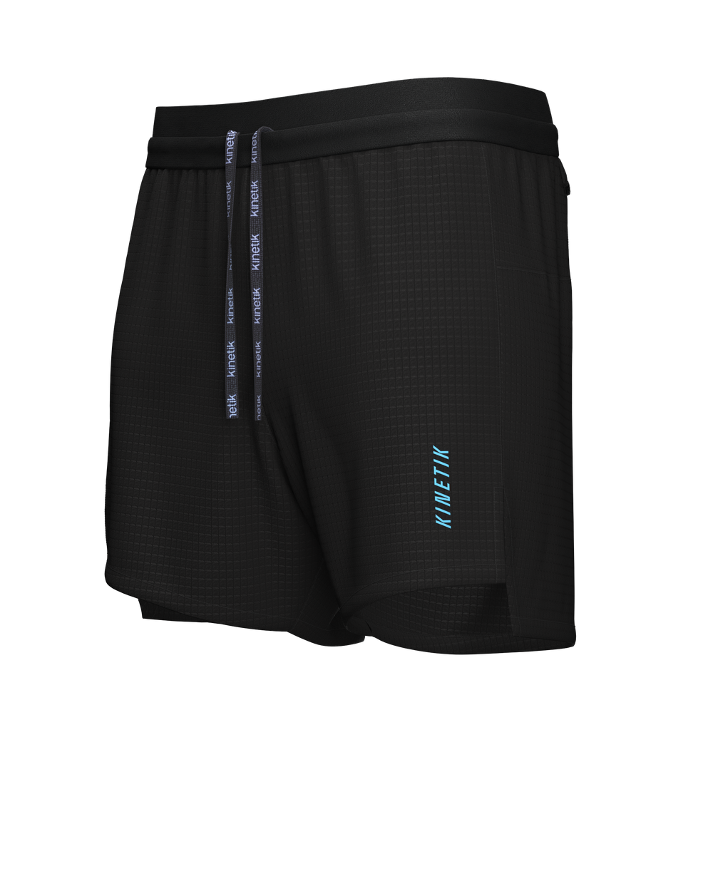 Shorts trail-running AEROK 6 BLACK BEAUTY - 1 - kinetik