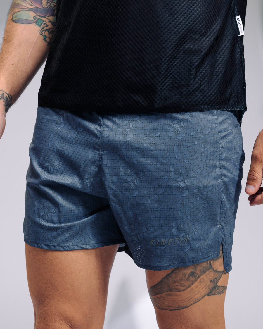 Shorts trail-running AEROK 6 MEN FLOWER ICON - 2 - kinetik