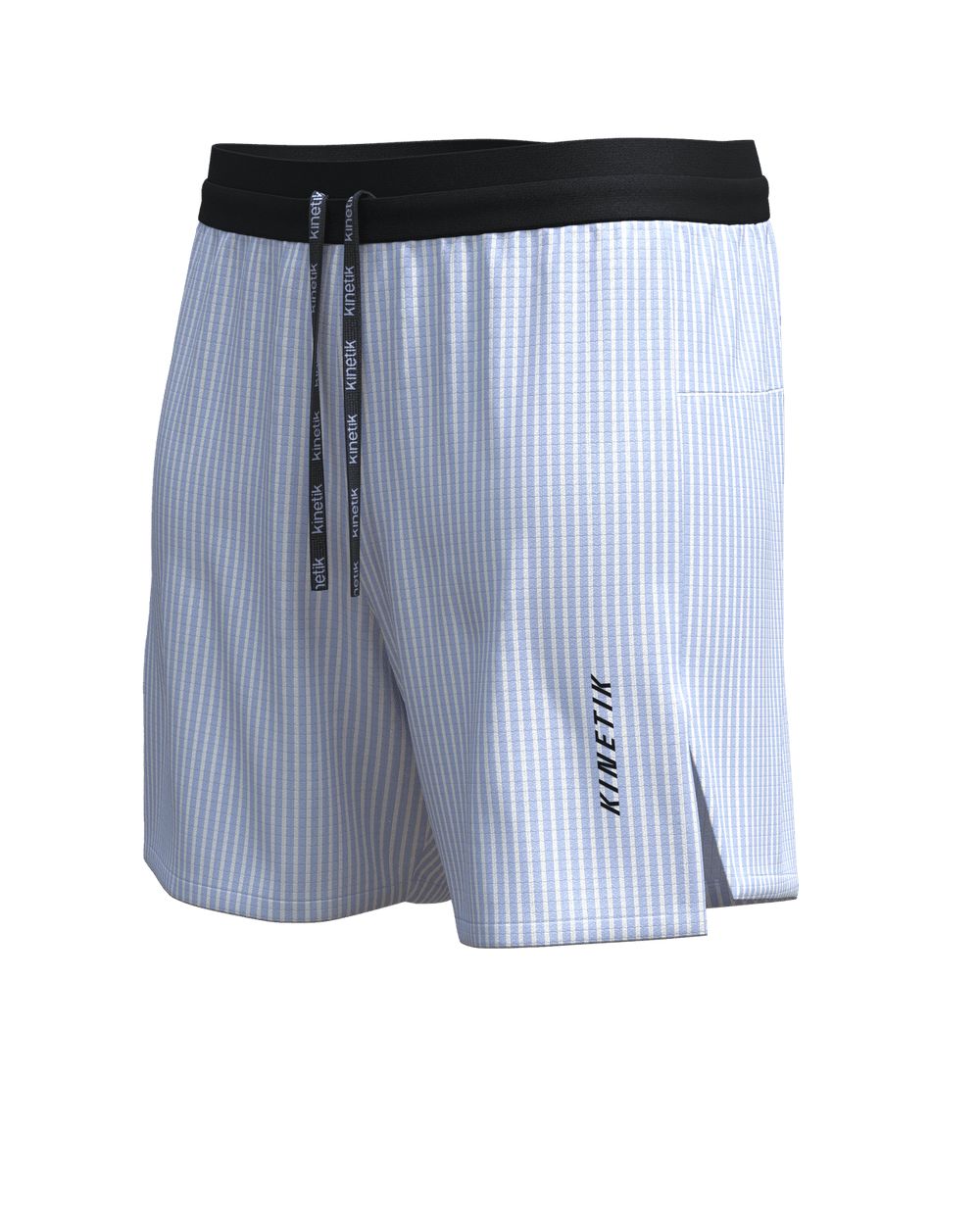 Shorts trail-running AEROK 6 MEN STRIPE ICE MELT - 1 - kinetik