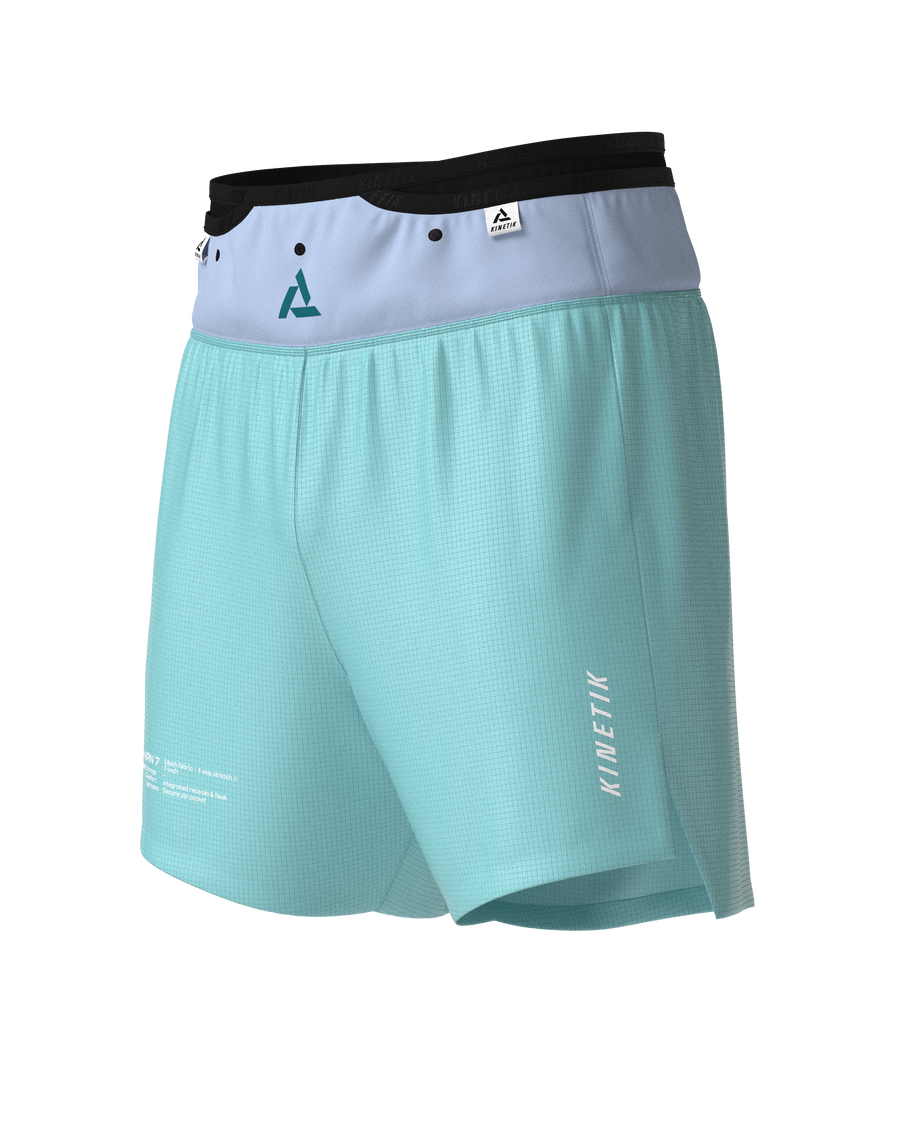 KAIRN 7 OPAL BLUE - Shorts trail-running - 1 - kinetik-adrenalink