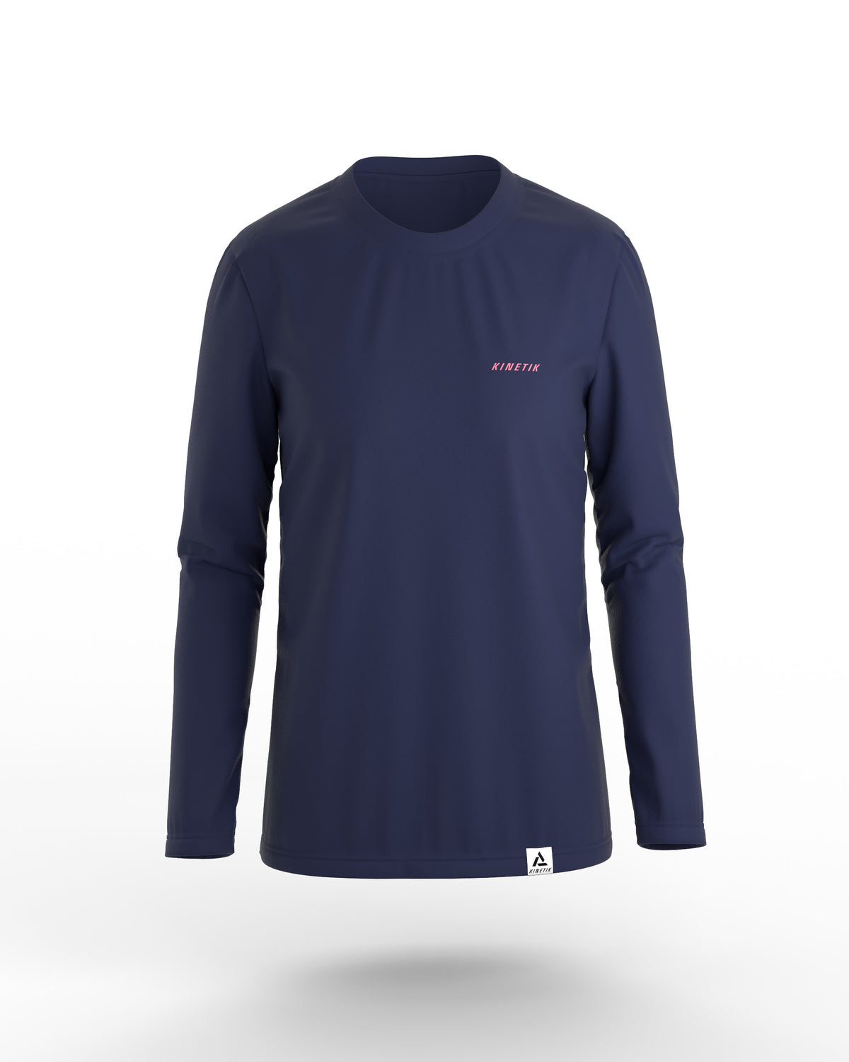 VEKTRA LS WOMEN NAVY - - Maillot manches longues femme trail-running - kinetik-adrenalink