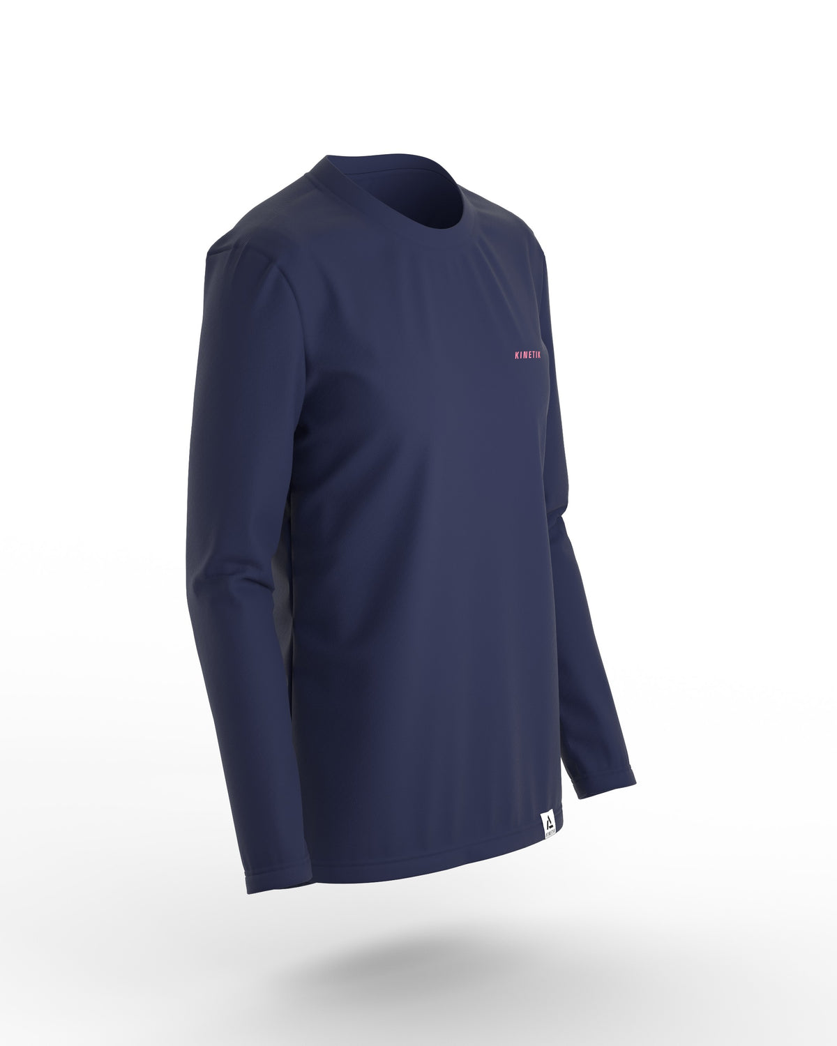 VEKTRA LS WOMEN NAVY - - Maillot manches longues femme trail-running - kinetik-adrenalink