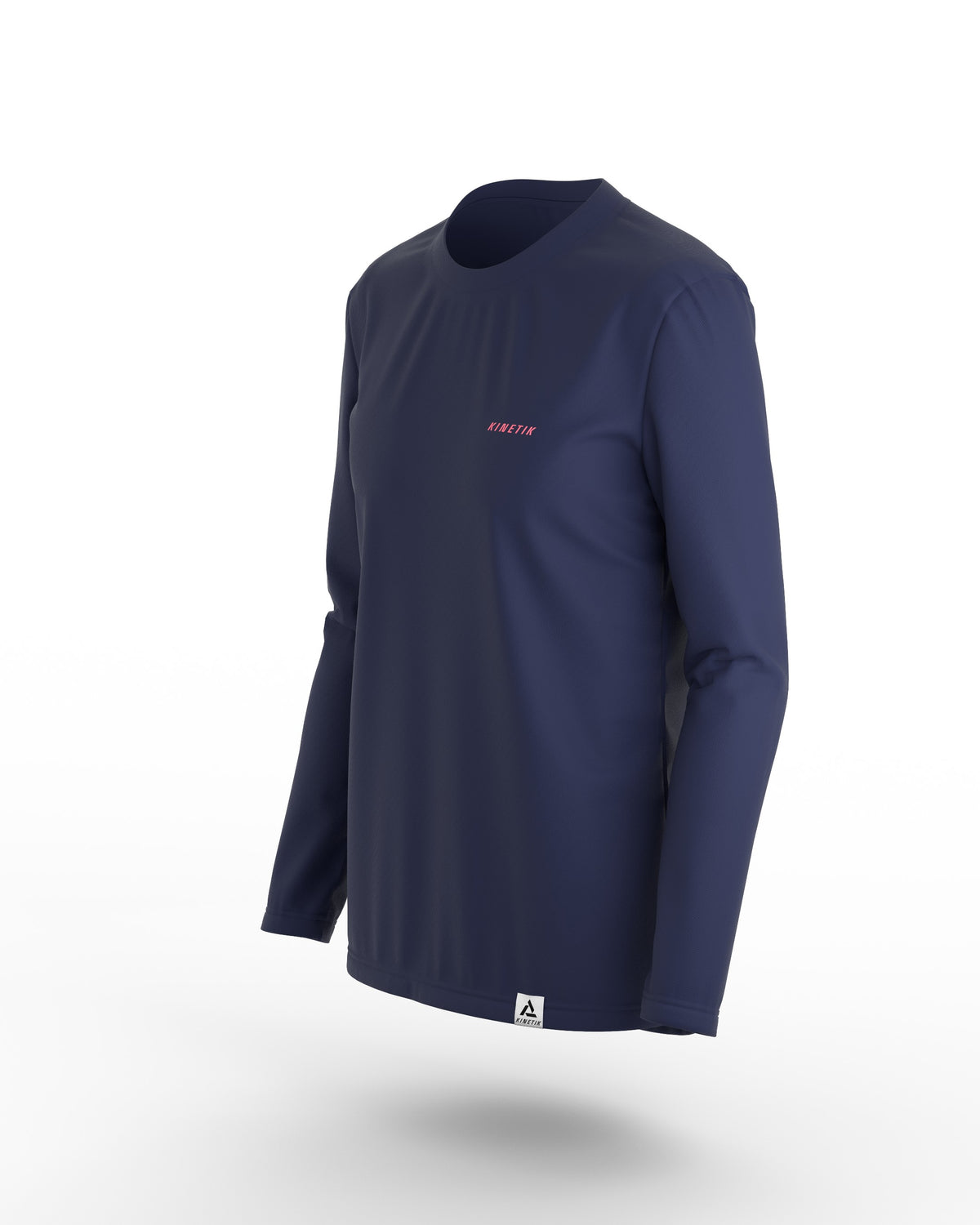 VEKTRA LS WOMEN NAVY - - Maillot manches longues femme trail-running - kinetik-adrenalink