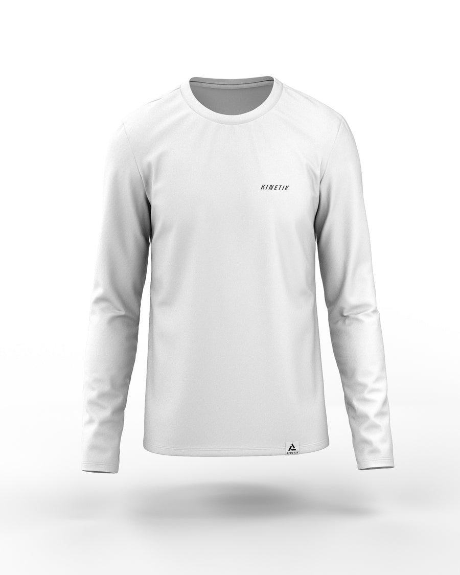 VEKTRA LS MEN WHITE-Maillot manches longues homme trail-running-kinetik-adrenalink