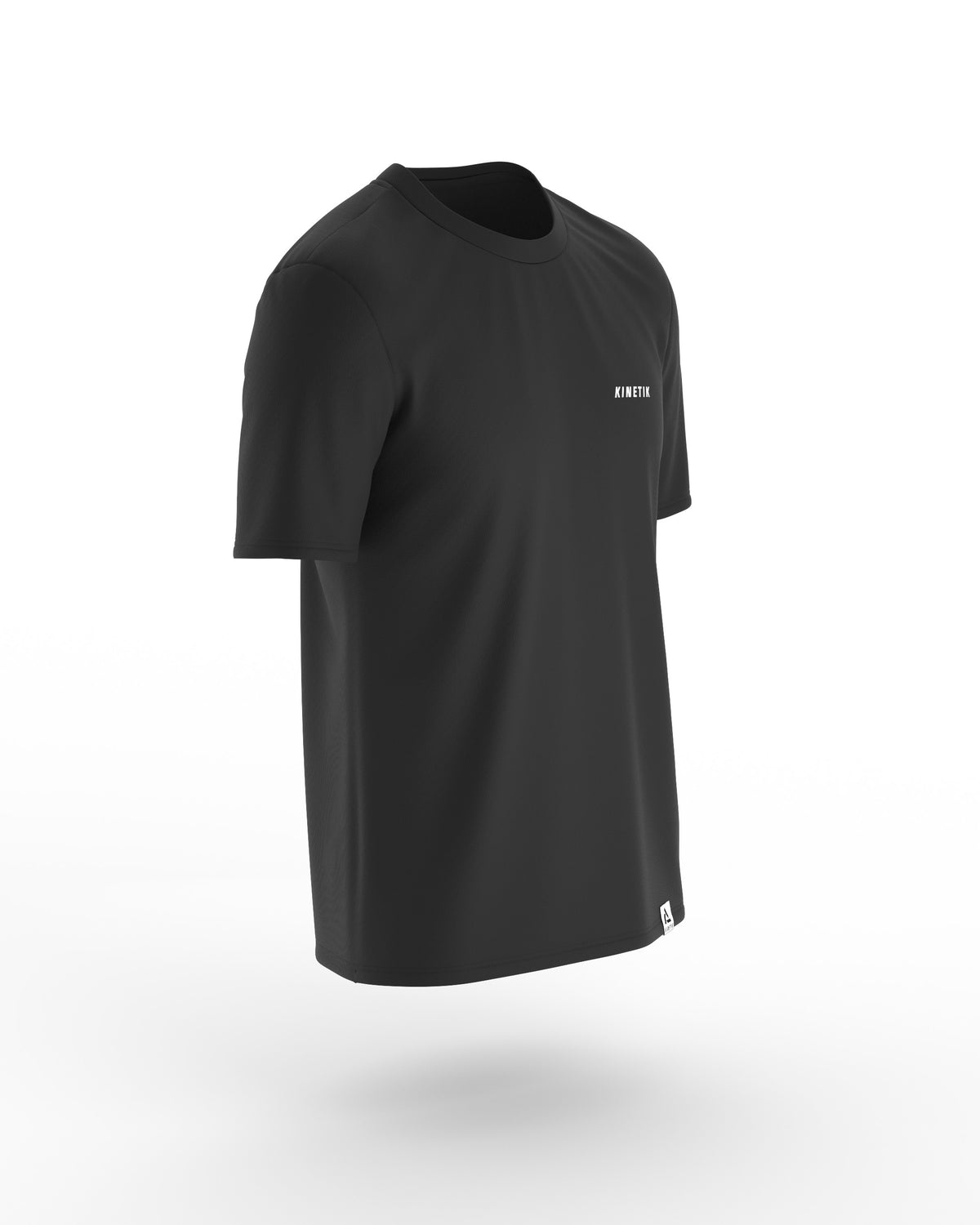 VEKTRA MEN BLACK-maillot manches courtes trail-running homme-kinetik-adrenalink