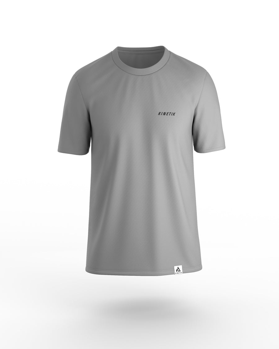 VEKTRA MEN GREY-maillot manches courtes trail-running homme-kinetik-adrenalink