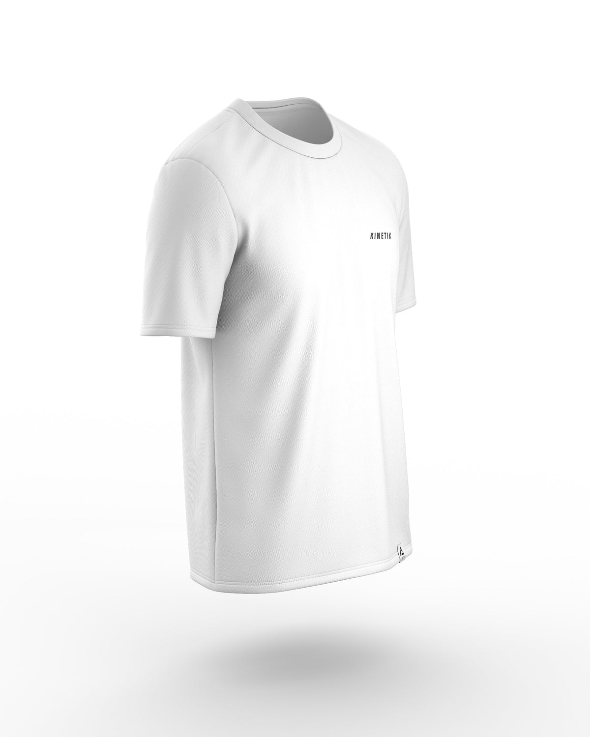 VEKTRA MEN WHITE-maillot manches courtes trail-running homme-kinetik-adrenalink