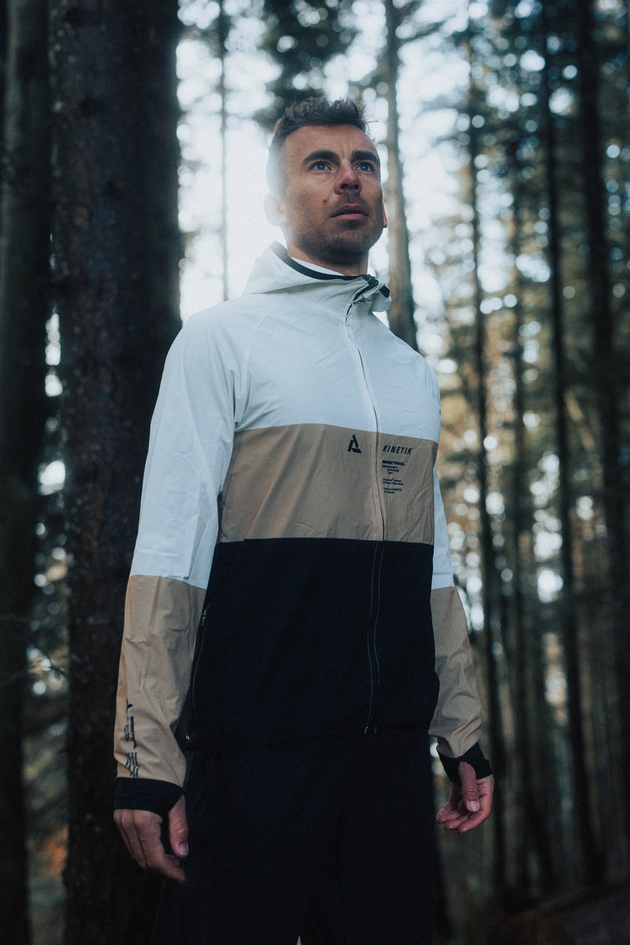 JACKET MEN SPEKTRAIL MACADAMIA - Vestes trail-running - 2 - kinetik-adrenalink