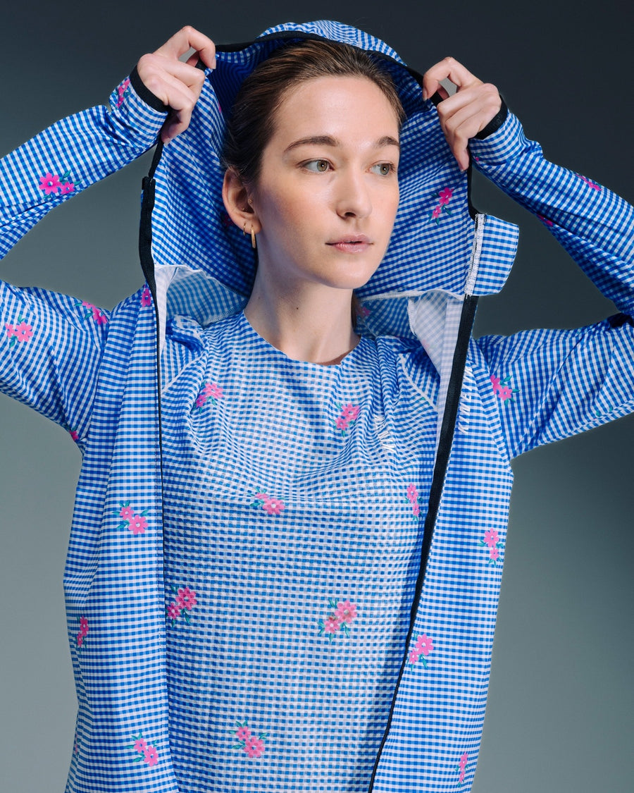 Vestes trail-running JACKET WOMEN SPEKTRAIL VICHY WILD - 2 - kinetik