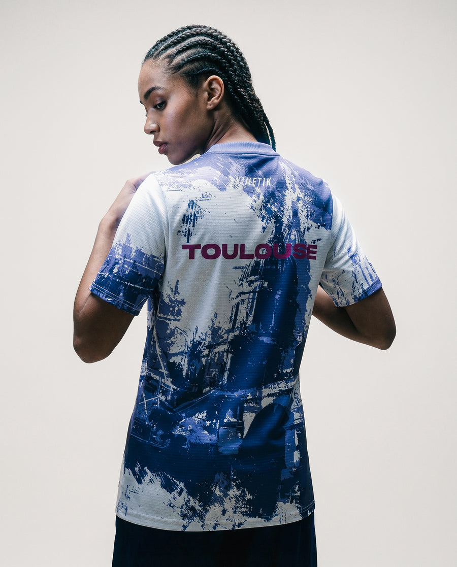 FALKON TOULOUSE PINK WOMEN - - maillot manches courtes trail-running femme - kinetik-adrenalink