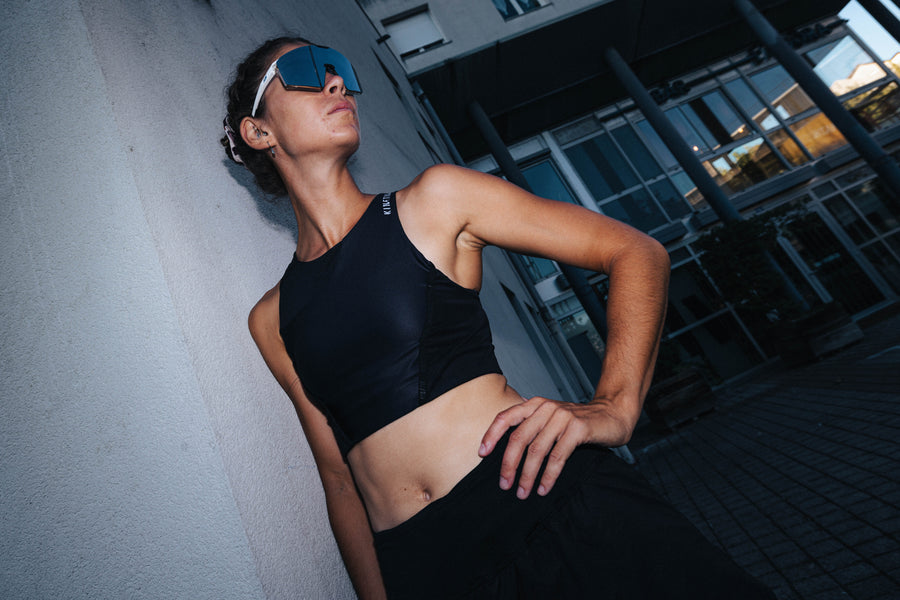 Brassières trail-running BRASSIERE KAERIA ULTRA BLACK - 2 - kinetik