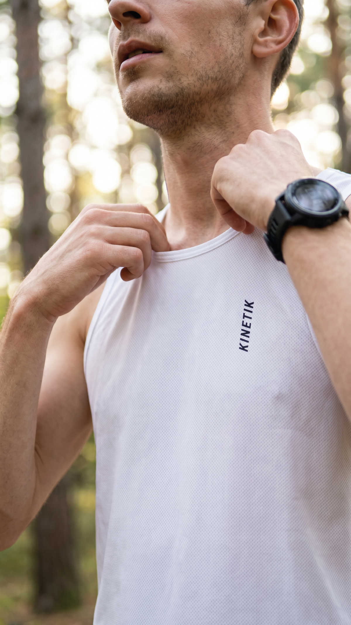 maillot-sans-manche-debardeur-trail-running-mavriksl-homme-white