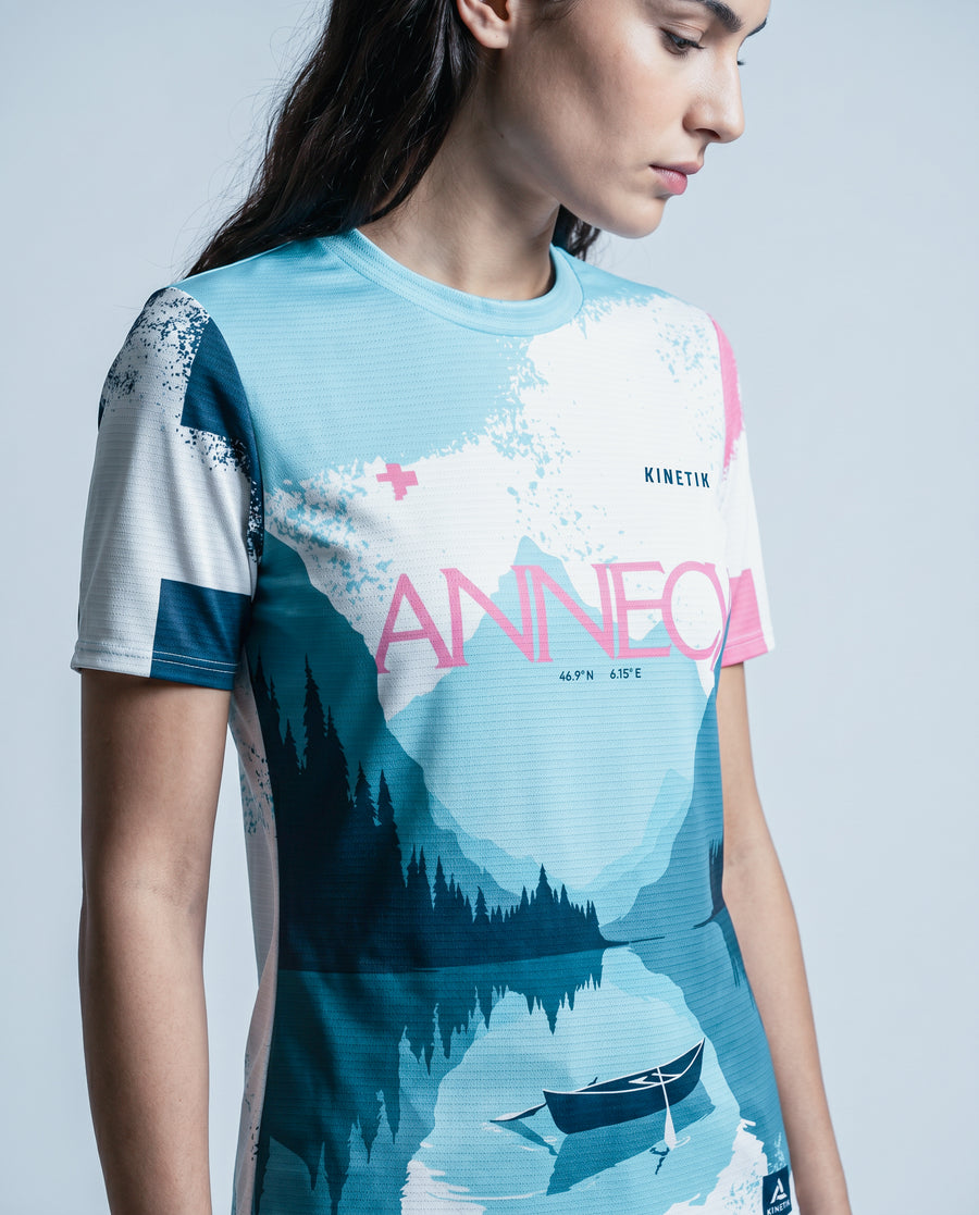 FALKON WOMEN ANNECY - - maillot manches courtes trail-running femme - kinetik-adrenalink